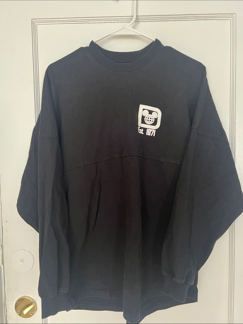 Disney Black Tee with White Castle Logo